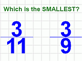 Fractions : Size Comparison screenshot